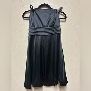 White House Black Market Strapless Black Dress